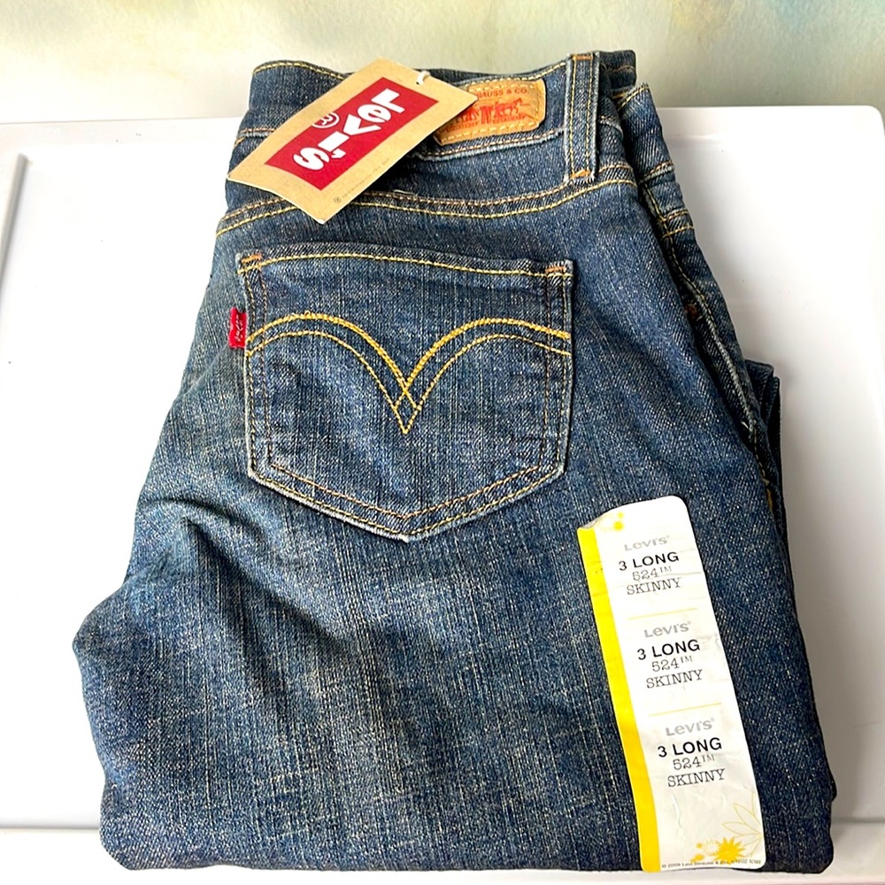 Levi’s skinny low rise jeans